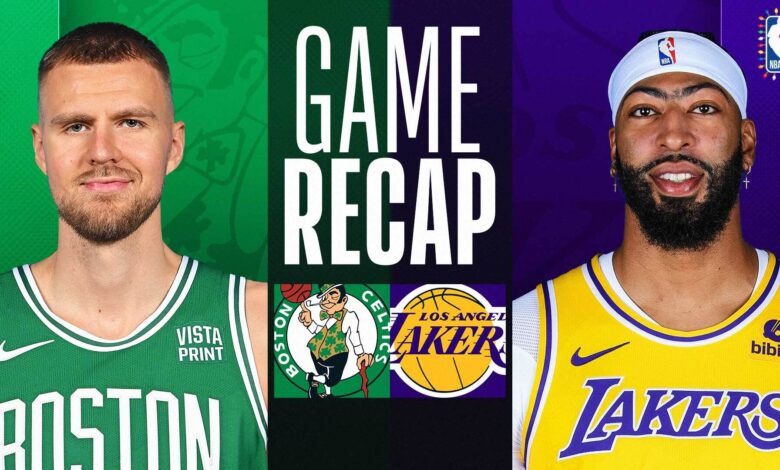 Lakers vs Boston Celtics Match Player Stats