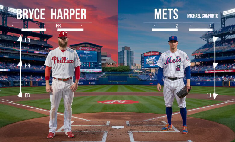 Phillies vs Mets Match Player Stats