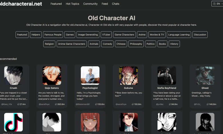 Character Ai Old