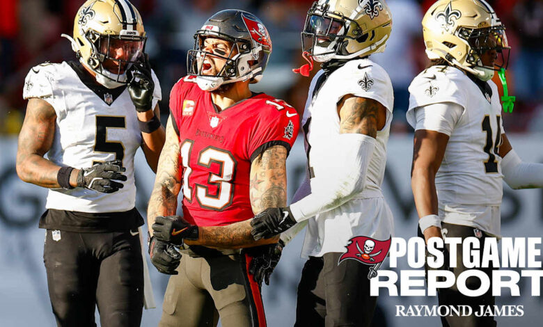 New Orleans Saints vs Tampa Bay Buccaneers Match Player Stats