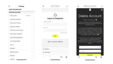 how to delete Snapchat account