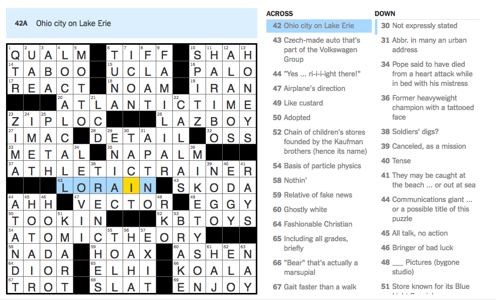 hundos nyt crossword